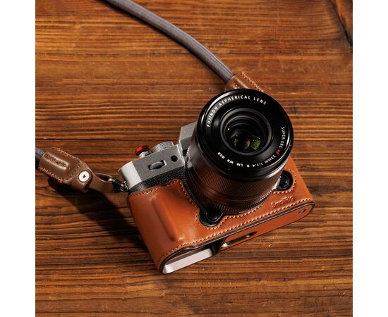 SMALLRIG Kit Half Case para Fujifilm X-T30 III - Castanho