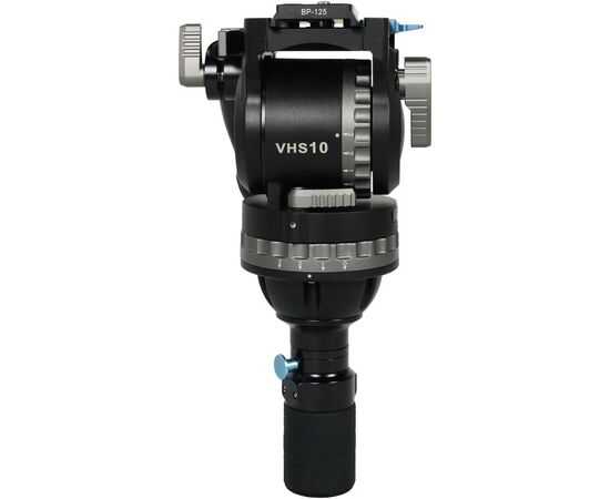 SIRUI Tripé de Carbono SQ75 com Cabeça de Fluida VHS-10 + Mid-Level Spreader SV-FM