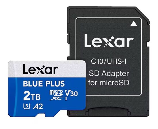 LEXAR BluePlus MicroSDXC 170MB/s V30 U3 UHS-I - 2TB
