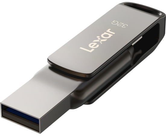 LEXAR Pen Jumpdrive D400 OTG Dual USB-A/USB-C 3.1 130MB/s - 32GB