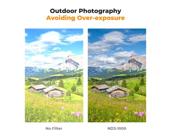 K&F CONCEPT Filtro Densidade Variável ND3-ND1000 NANO-D Series – 58mm