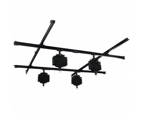 FALCON EYES Sistema de Carris de Teto B-3030D 3x3m com 4 Pantógrafos