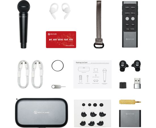 HOLLYLAND Microfone de Mão Wireless MELO P1 - Combo