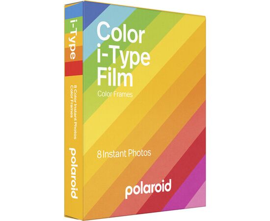 POLAROID Papel Fotográfico Color i-Type Film Molduras Coloridas - 8uni