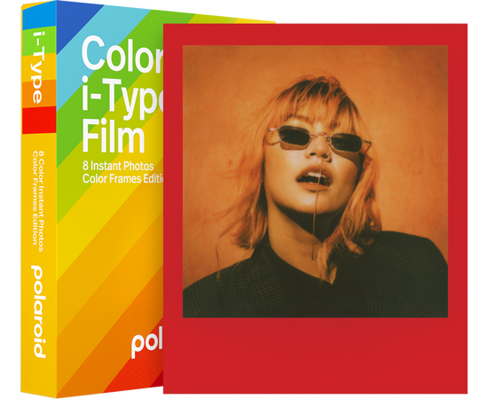 POLAROID Papel Fotográfico Color i-Type Film Molduras Coloridas - 8uni