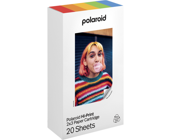 POLAROID Papel Instantâneo Autocolante 2x3 Hi·Print - 20folhas