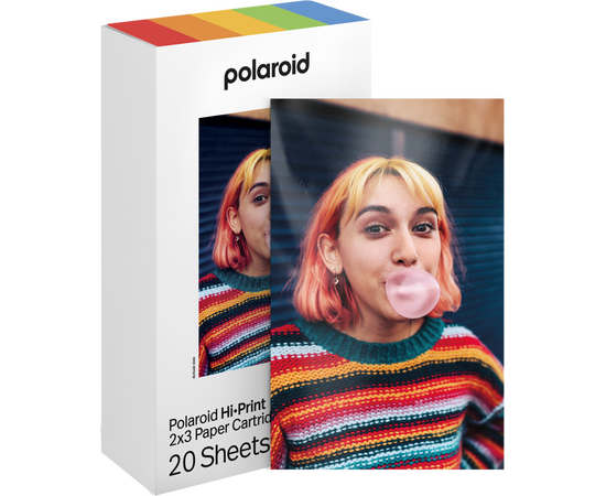 POLAROID Papel Instantâneo Autocolante 2x3 Hi·Print - 20folhas