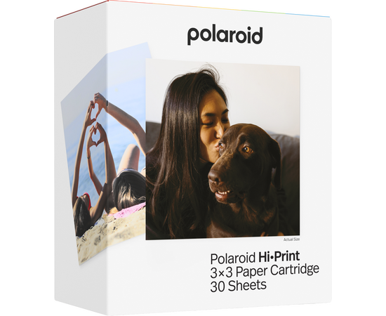 POLAROID Papel Instantâneo 3×3 Hi-Print - 30folhas