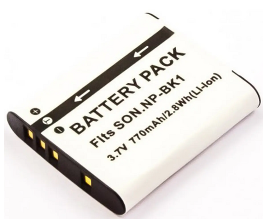 COLORBAT Bateria compatível com Sony NP-BK1 770mAh