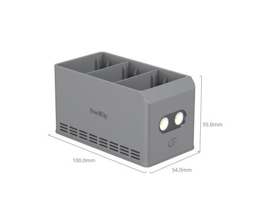 SMALLRIG 6502 Hub de Carregamento para Baterias DJI Mini 3/4/5 Pro 100W