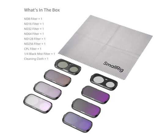 SMALLRIG 6688 Kit de Filtros para Insta360 Luna Ultra
