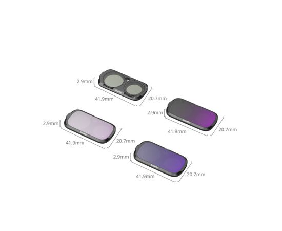 SMALLRIG 6688 Kit de Filtros para Insta360 Luna Ultra