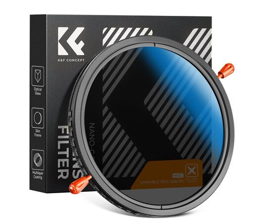 K&F Concept Filtro Polarizador + ND Variável ND2-ND32 - 55mm