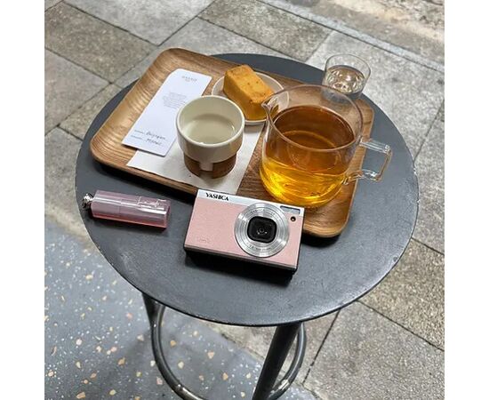 YASHICA Câmera Compacta Digital Tank - Rosa