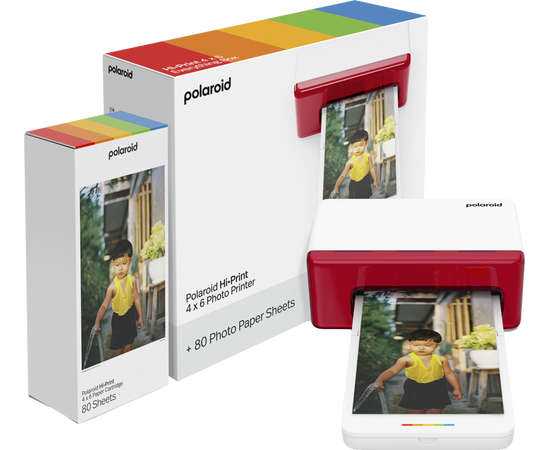 POLAROID Impressora Hi-Print 4x6 Bundle (80 Fotos)​