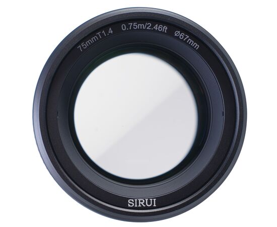 SIRUI Vision Prime 75mm T1.6 com Baioneta Intercambeável - Preto