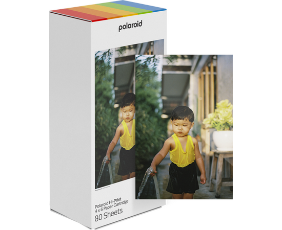 POLAROID Papel Instantâneo 4×6 Hi-Print - 80folhas