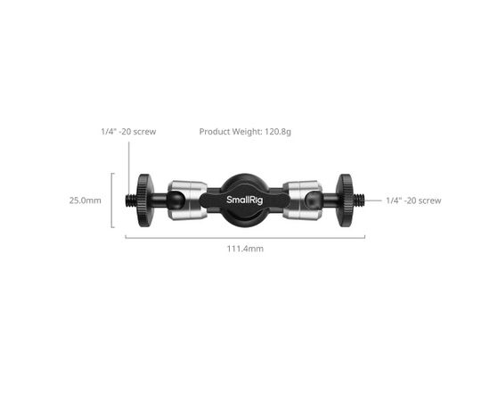 SMALLRIG 6509 Braço Mágico 4.3"
SMALLRIG 6509 Braço Mágico 4.3"