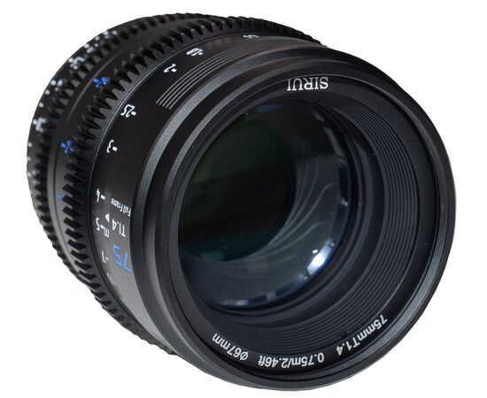 SIRUI Vision Prime 75mm T1.6 com Baioneta Intercambeável - Preto
