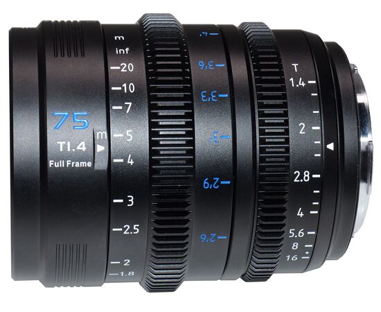SIRUI Vision Prime 75mm T1.6 com Baioneta Intercambeável - Preto
