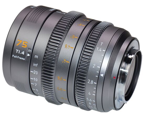 SIRUI Vision Prime 75mm T1.6 com Baioneta Intercambeável - Cinza