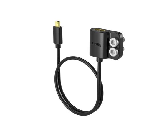 SMALLRIG 6125 Cabo Micro USB-B Macho / HDMI Fêmea 35cm