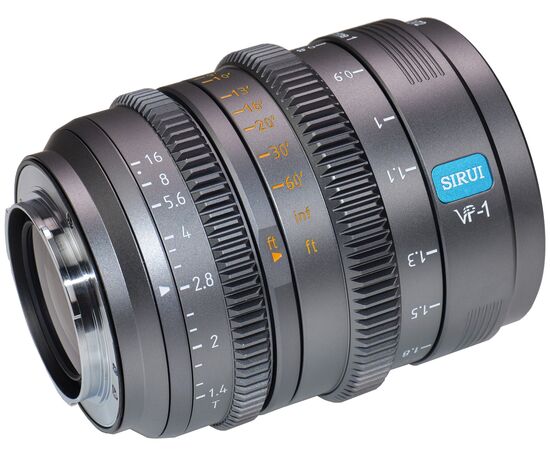 SIRUI Vision Prime 75mm T1.6 com Baioneta Intercambeável - Cinza