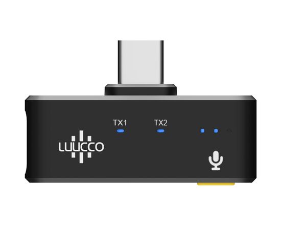 LUUCCO Microfone de Lapela Wireless MiniPods USB-C - Rosa
