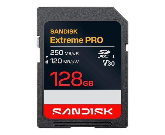 SANDISK Extreme Pro SDCX 250MB/s Classe10 V30 U3 UHS-I - 128GB