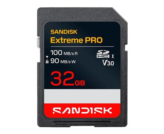 SANDISK Extreme Pro SDHC 100MB/s Classe10 V30 U3 UHS-I - 32GB
