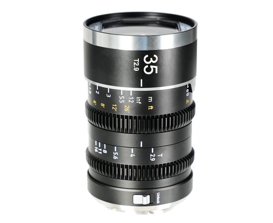 SIRUI Saturn V2 35mm T2.9 Anamórfica 1.6x Full-Frame - Canon RF (Preto)