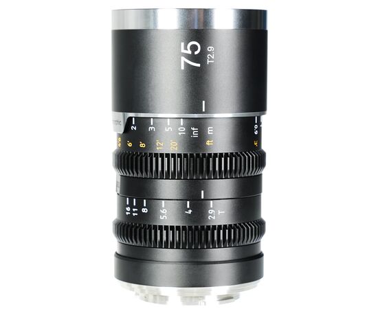 SIRUI Saturn V2 75mm T2.9 Anamórfica 1.6x Full-Frame - Canon RF (Preto)