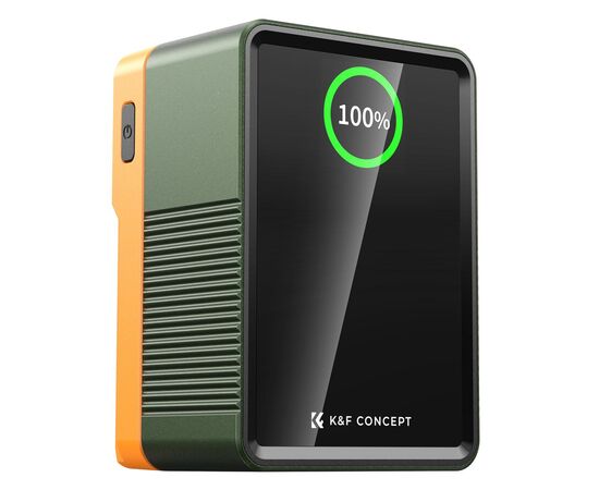 K&F CONCEPT Bateria V-Mount USB-C Fast Charging PD100W 99Wh - Verde