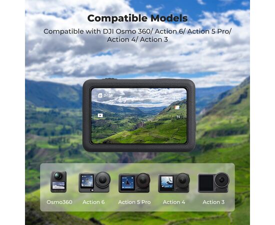 K&F CONCEPT Kit 3 Carregadores de Bateria DJI OSMO 360, Action 6 e Action 5 Pro/6/4/3