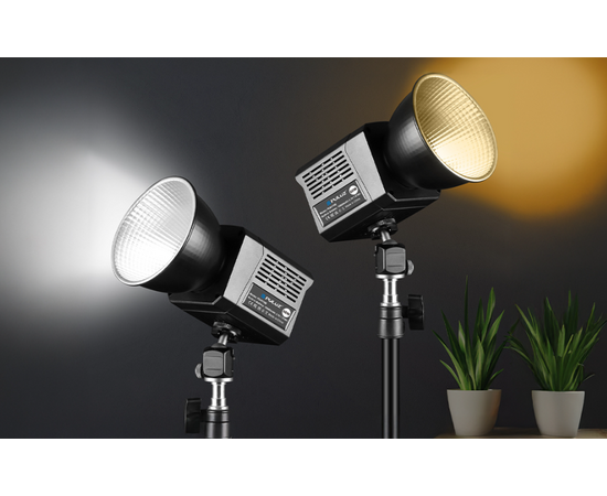 PULUZ Iluminador LED COB Portátil 60W PU4119B - Bi-Color