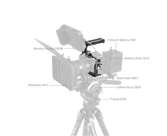 SMALLRIG 3668C Kit Cage para Sony a7R V / 7 IV / 7S III / 7 V