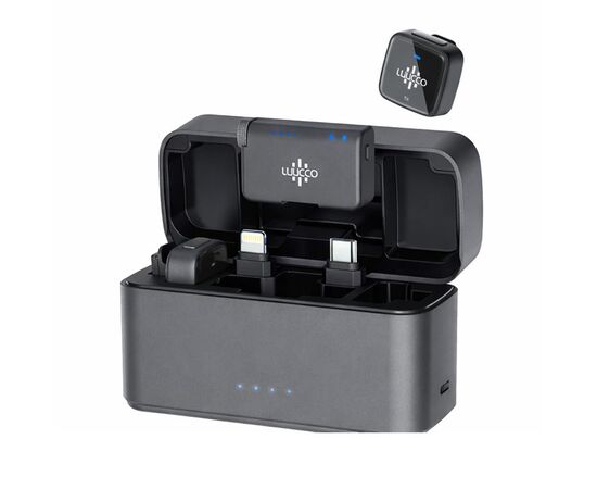 LUUCCO Kit 2 Microfones Lapela Wireless AIRMIC
