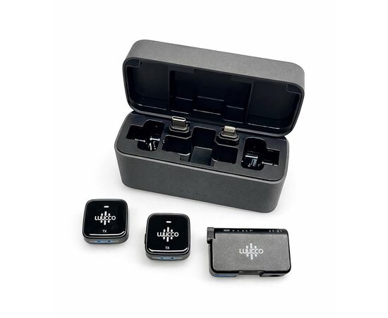 LUUCCO Kit 2 Microfones Lapela Wireless AIRMIC