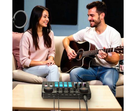 LUUCCO – Mixer de áudio com Placa de Som MI-2