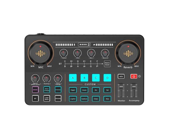 LUUCCO – Mixer de áudio com Placa de Som MI-2