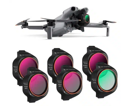 K&F CONCEPT Kit 6 Filtros para DJI Mini 5 Pro