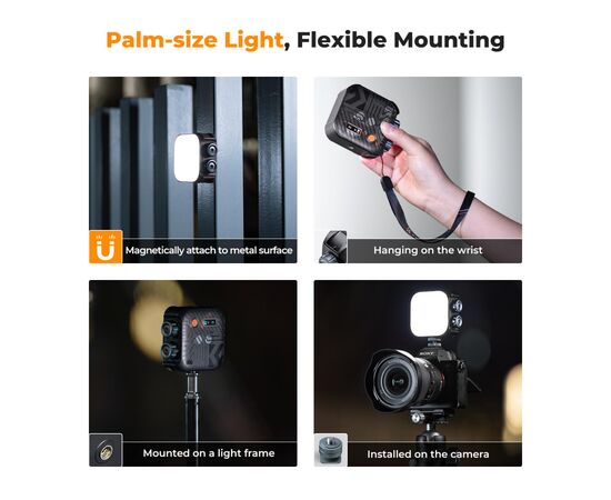 K&F CONCEPT Iluminador LED Bicolor