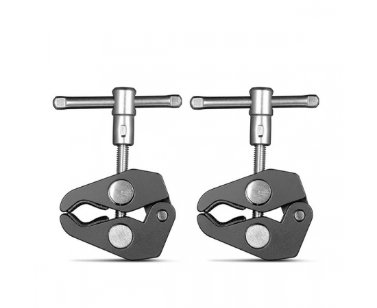 SMALLRIG Garra 2058 para Tubos de 12mm até 55mm com rosca 1/4" e 3/8" (2 unidades)