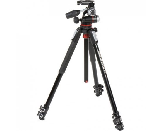 MANFROTTO Tripé de Alumínio MK190XPRO3 + Cabeça MHXPRO-3W
