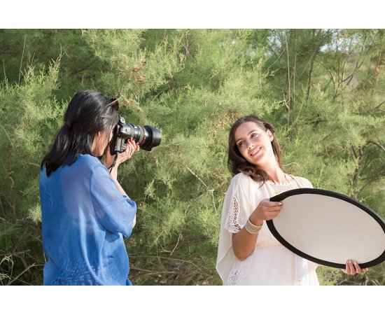 MANFROTTO Refletor Redondo Dobrável Branco/Prateado 50cm