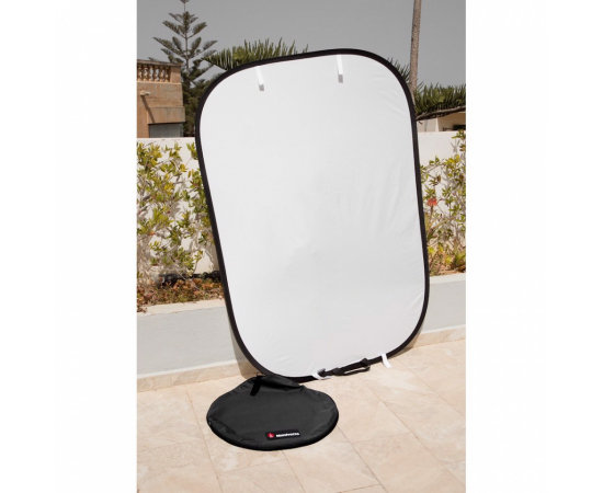 MANFROTTO Refletor Retangular Dobrável Branco/Prateado Suave 180x120cm