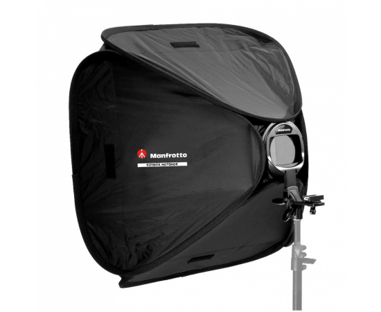 MANFROTTO SoftBox Quadrada Para Flash Compacto + Suporte EzyBox 76x76cm