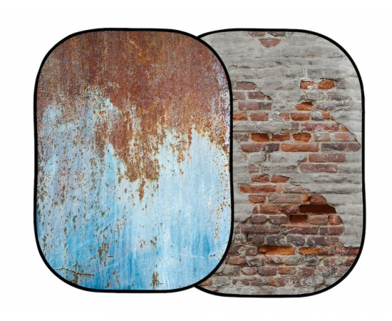 MANFROTTO Urban Fundo de Tecido Dobrável Rusty Metal/Plaster Wall 150x210cm