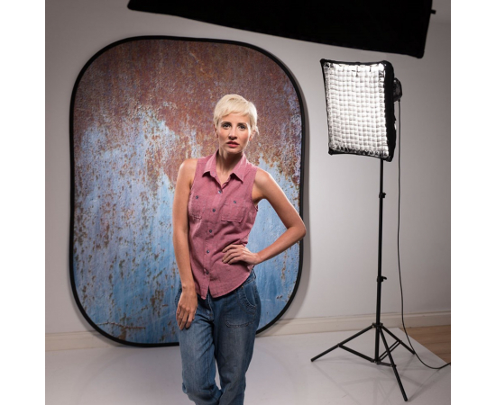 MANFROTTO Urban Fundo de Tecido Dobrável Rusty Metal/Plaster Wall 150x210cm