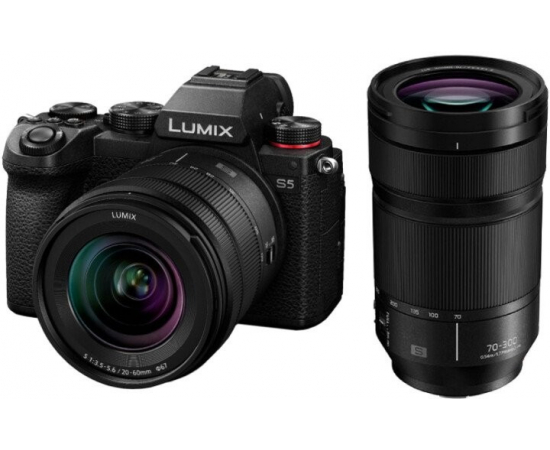 PANASONIC Lumix DC-S5 + 20-60mm f/3.5-5.6 + 70-300mm f/4.5-5.6 MACRO O.I.S.
